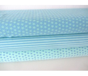 Jersey Sternchen hellmint mint türkis